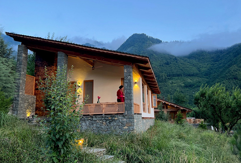 villa in the mountains